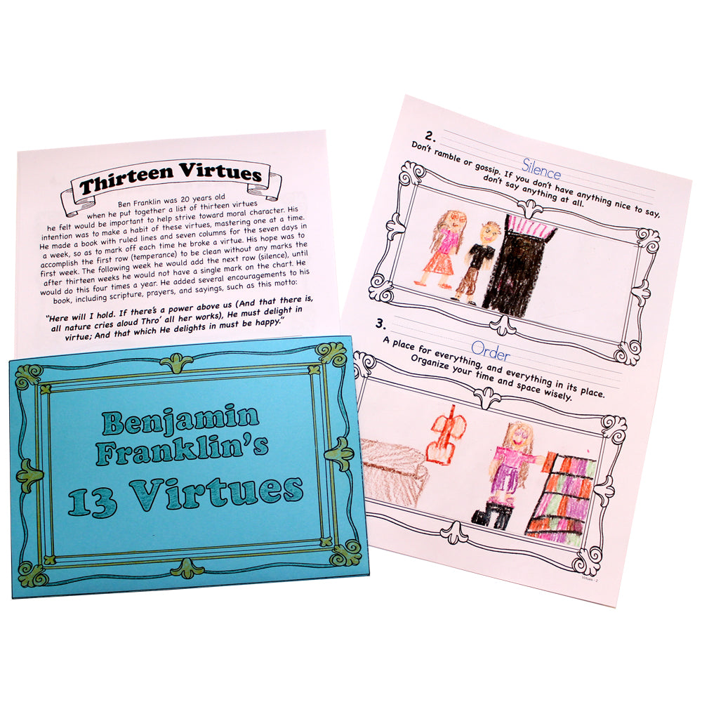 Thirteen Virtues Lap Book Project