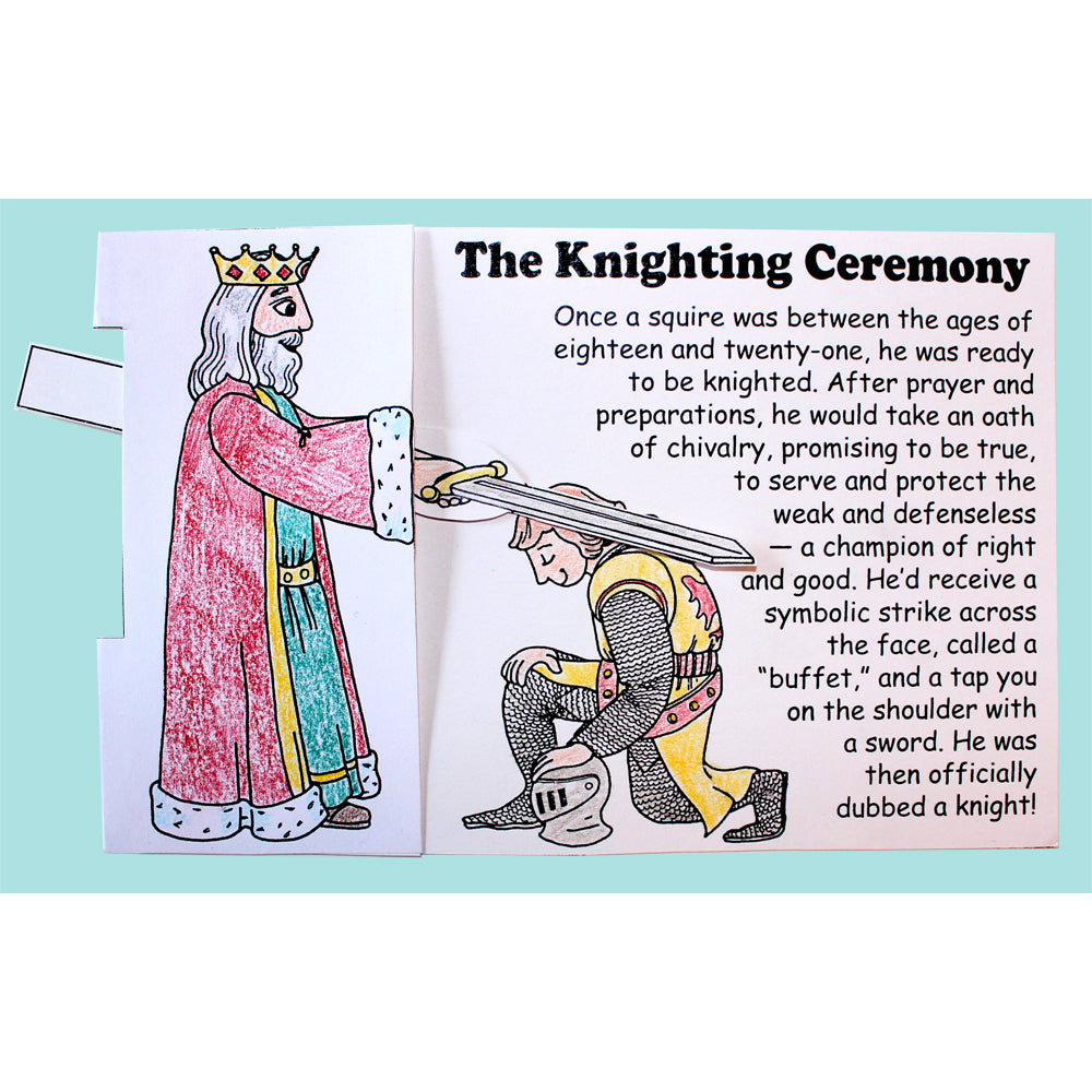 The Knighting Ceremony Lap Book Project
