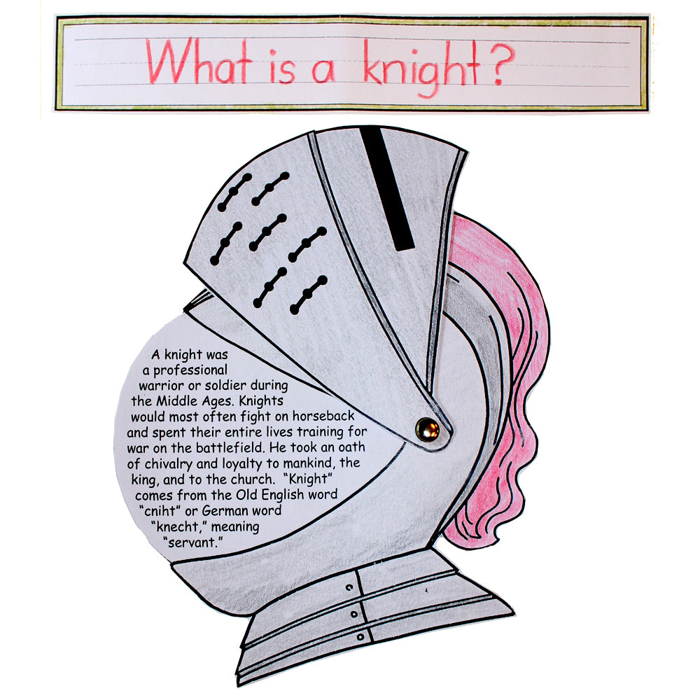 "What is a Knight?" Lap Book Project