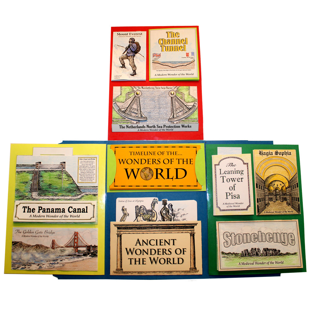 Various Views of the Wonders of the World Lap Book