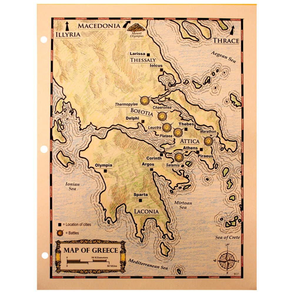 Mapping Ancient Greece Notebooking Project