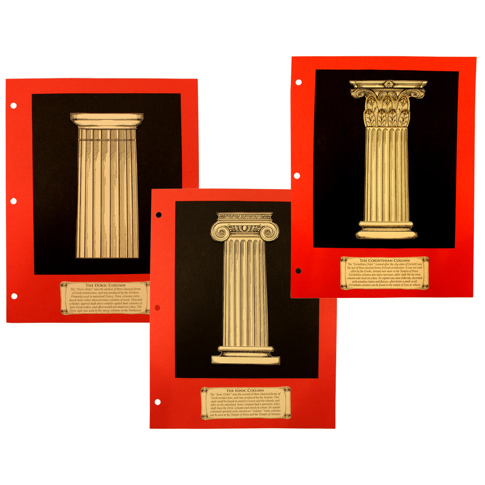 Greek Columns Notebooking Project