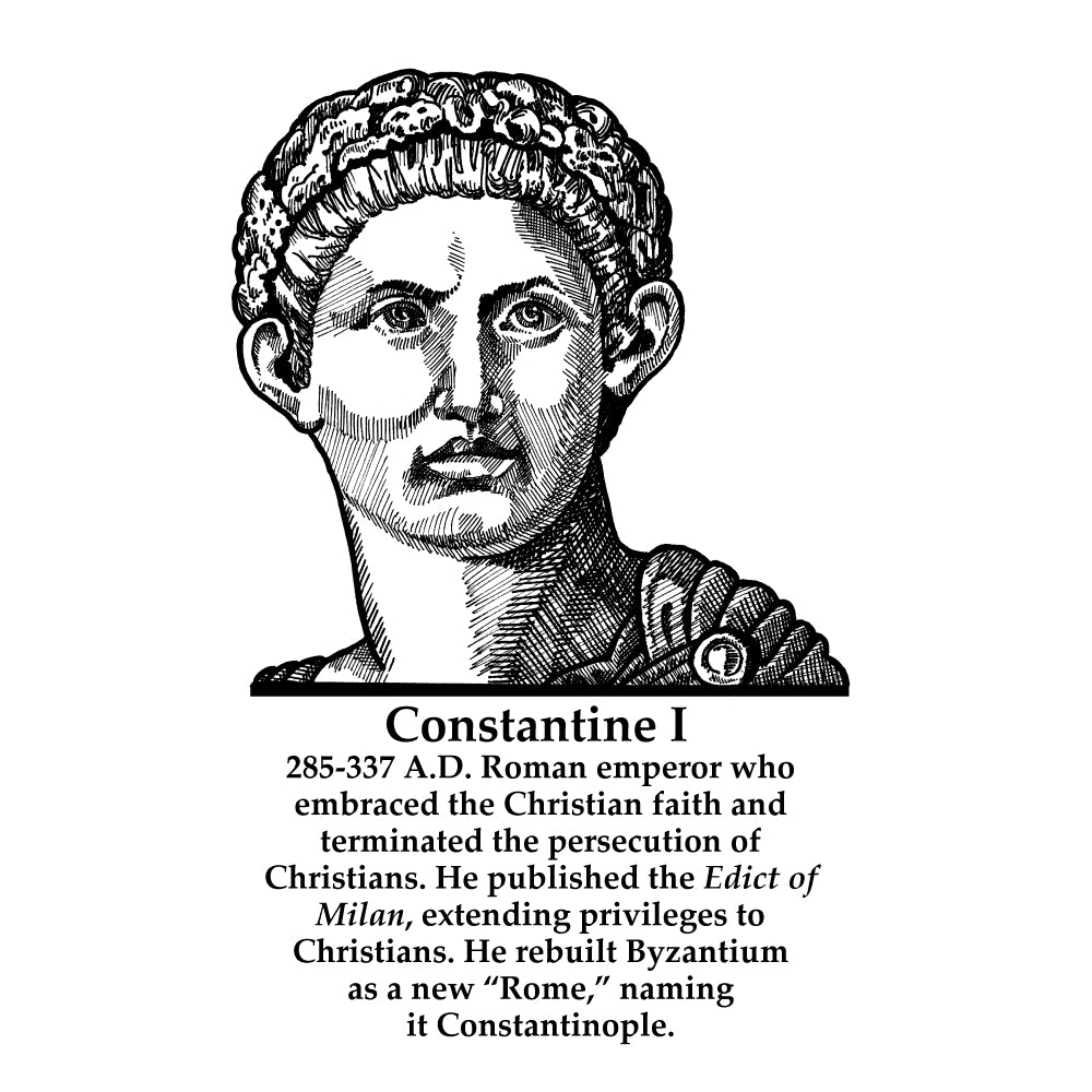 Constantine I (The Great) Timeline Figure (With Text)