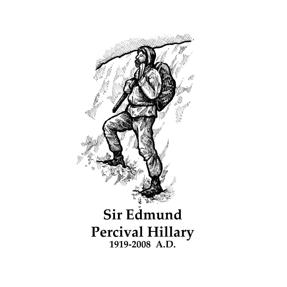 Sir Edmund Percival Hillary Timeline Figure (Without Text)