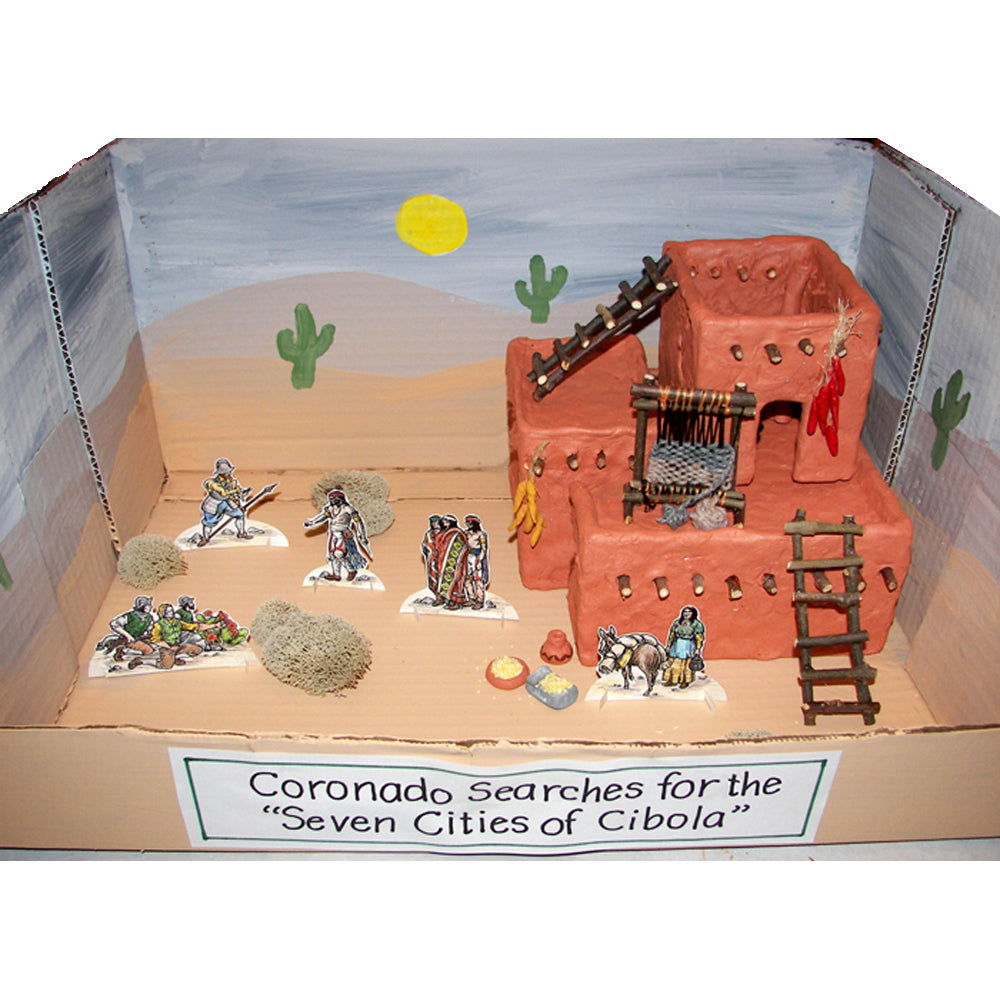 Pueblo Diorama (clay version) Project