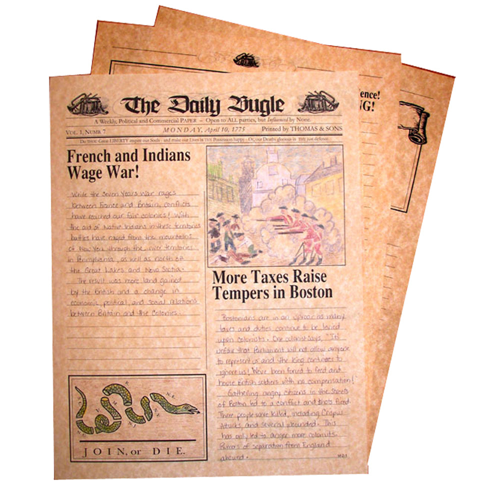 "The Daily Bugle" Creative Writing Newspaper