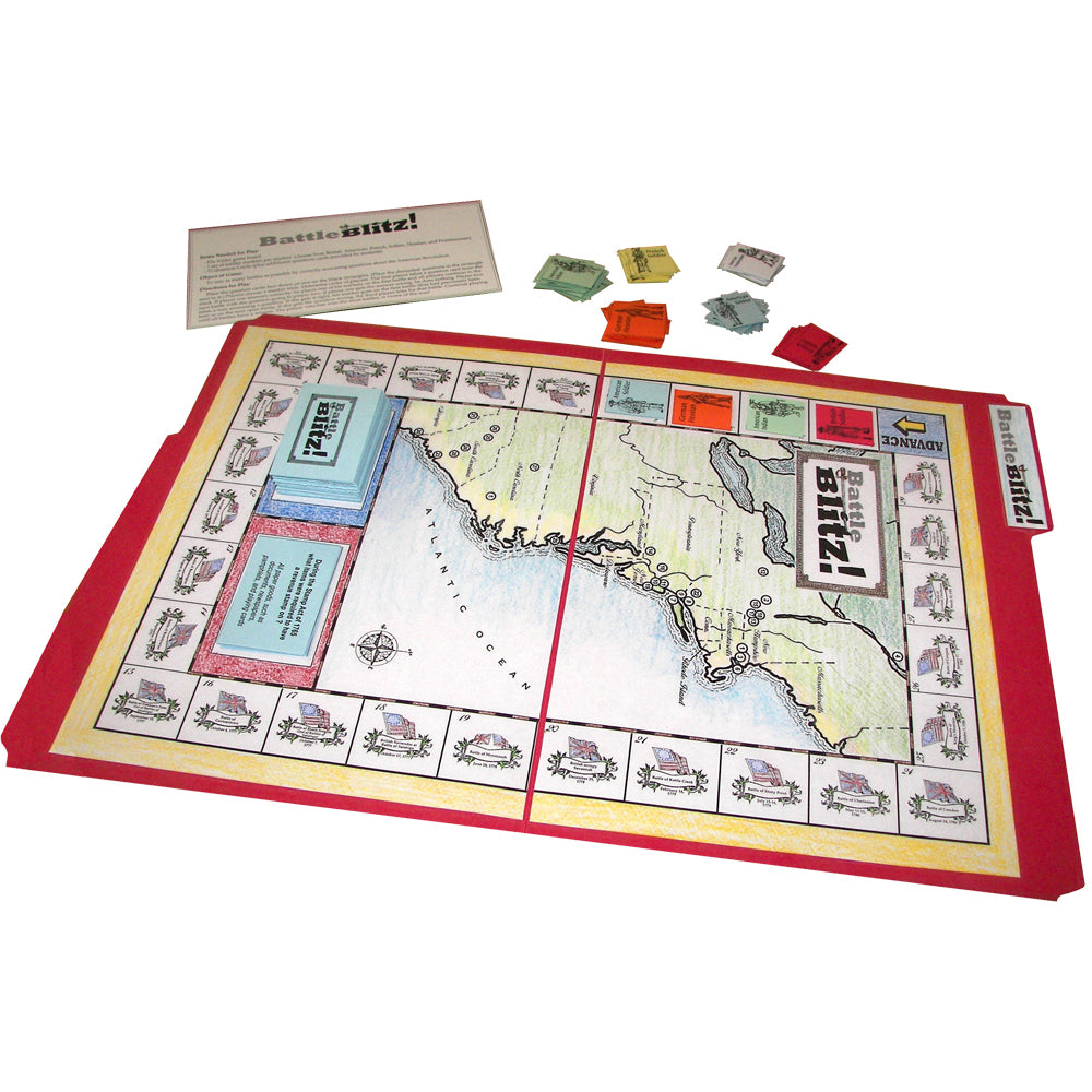 "Battle Blitz" File Folder Game