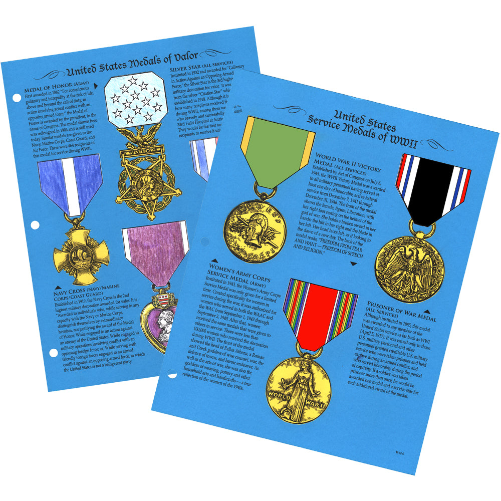 Medals Notebooking Pages