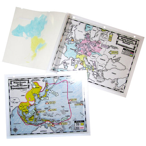 Maps of the European and Pacific Theatres Notebooking Project