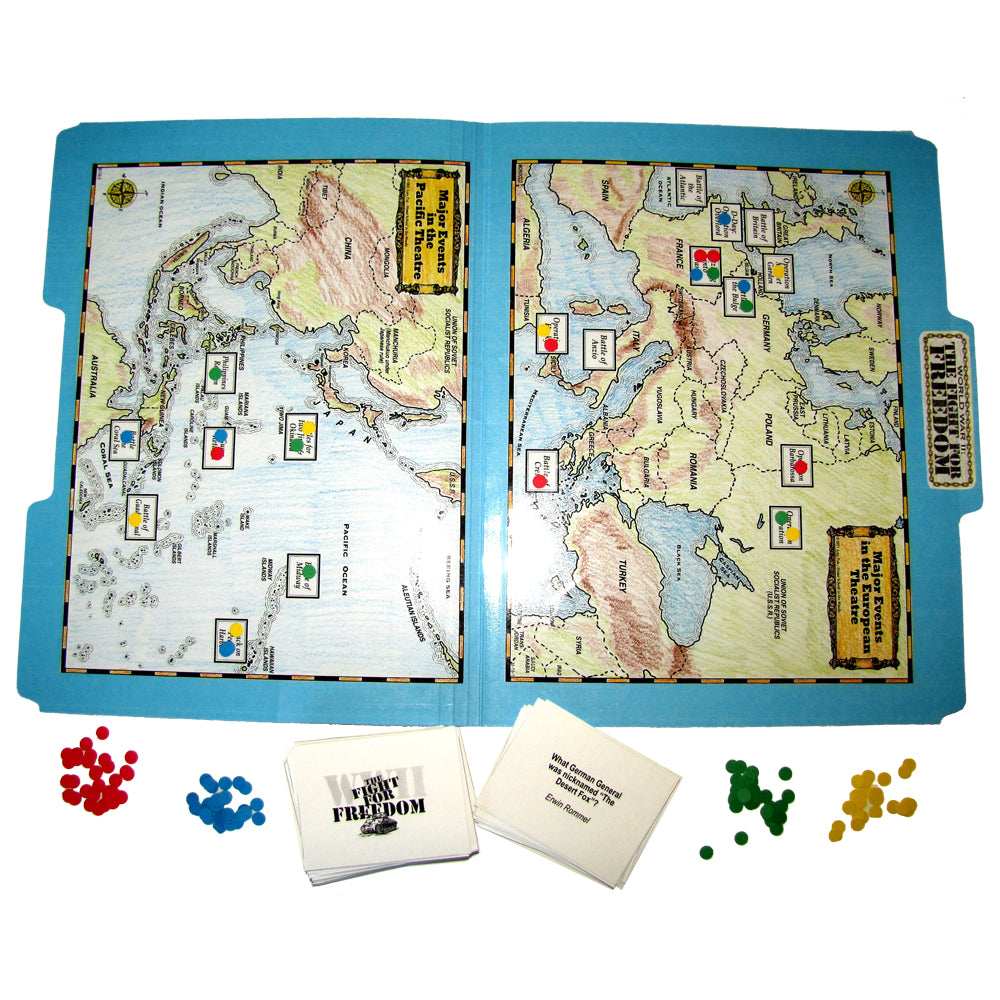 "WWII: The Fight for Freedom" File Folder Game