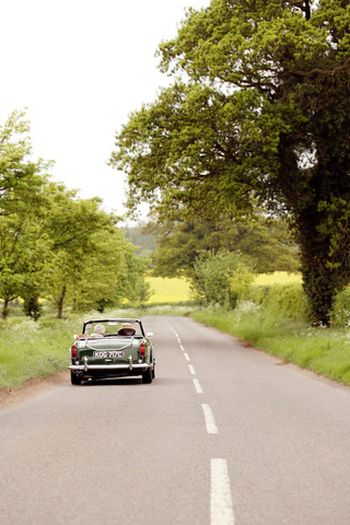 car on a country road