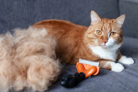 shedding cat