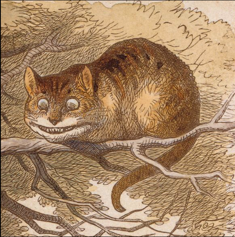 John Tenniel's Cheshire Cat drawing