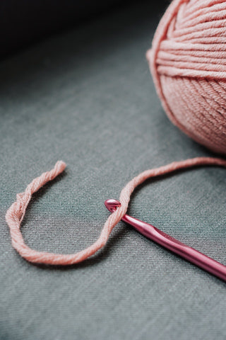 yarn and crochet hook