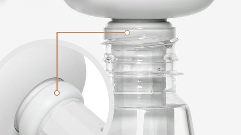 White Ava Portable Humidifier - Screwed Tube to Head
