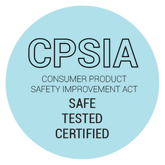 Three Little Tots products are CPSIA safety tested and approved safe