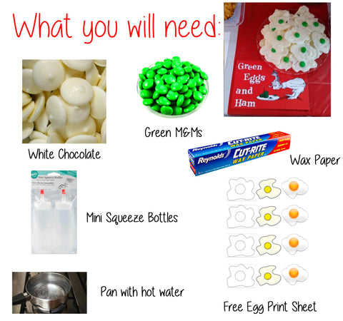 DIY Green Eggs White Chocolate