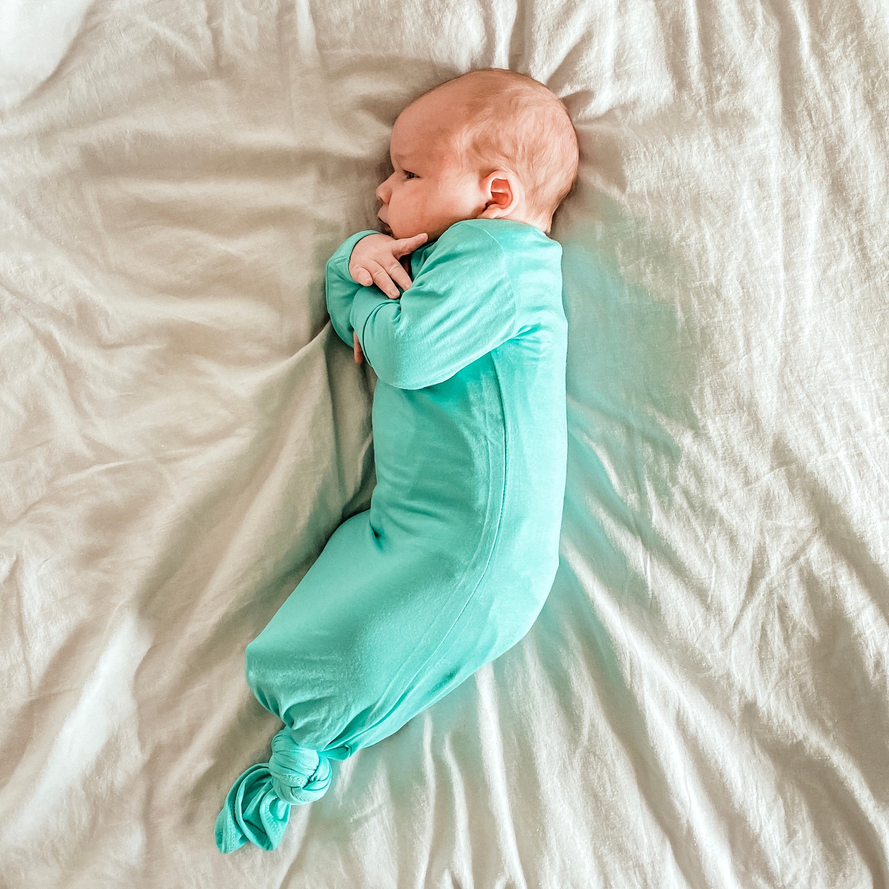 baby gown knotted