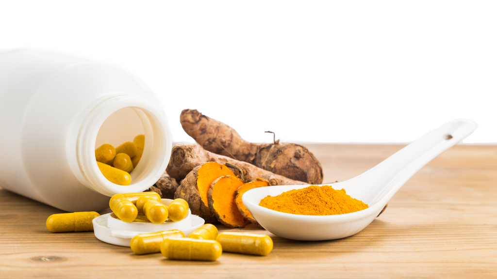 Turmeric capsule supplements