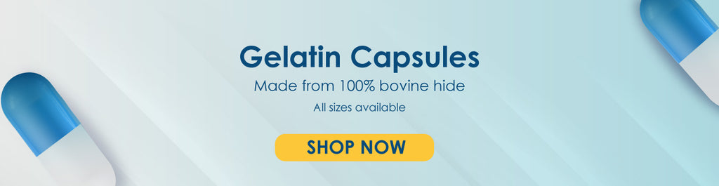 Empty gelatin capsules