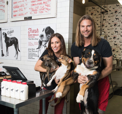AJ and Gunner of Maxota Raw Pet Food in San Diego