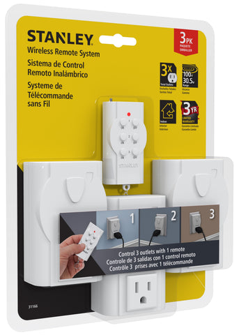 Stanley 31166 Wireless Remote Control System (3-pack)