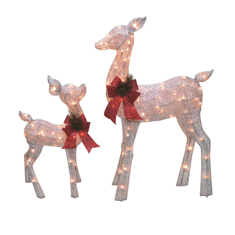 lighted deer