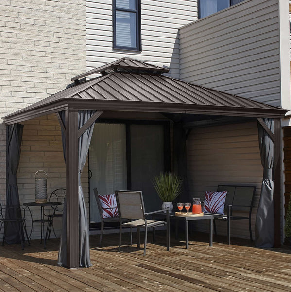 Curtains for Provence Hard Top Gazebos by Sojag | Gazebo Curtains