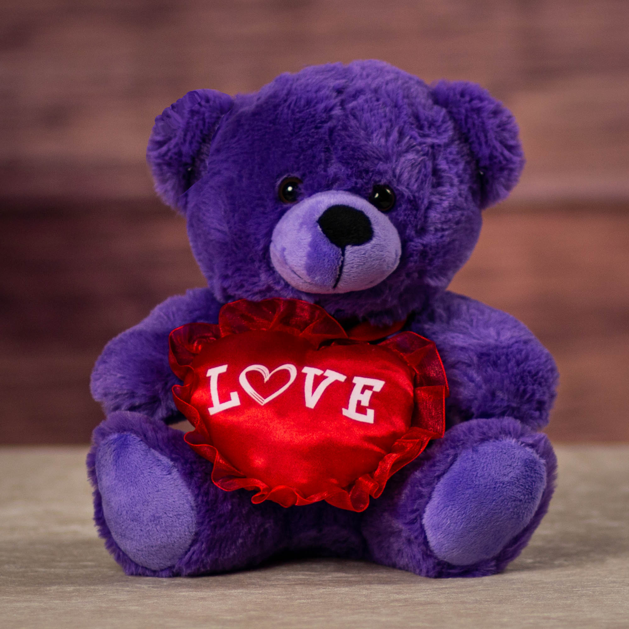 Plus bear. Valentines фиолетов. Purple Bear.