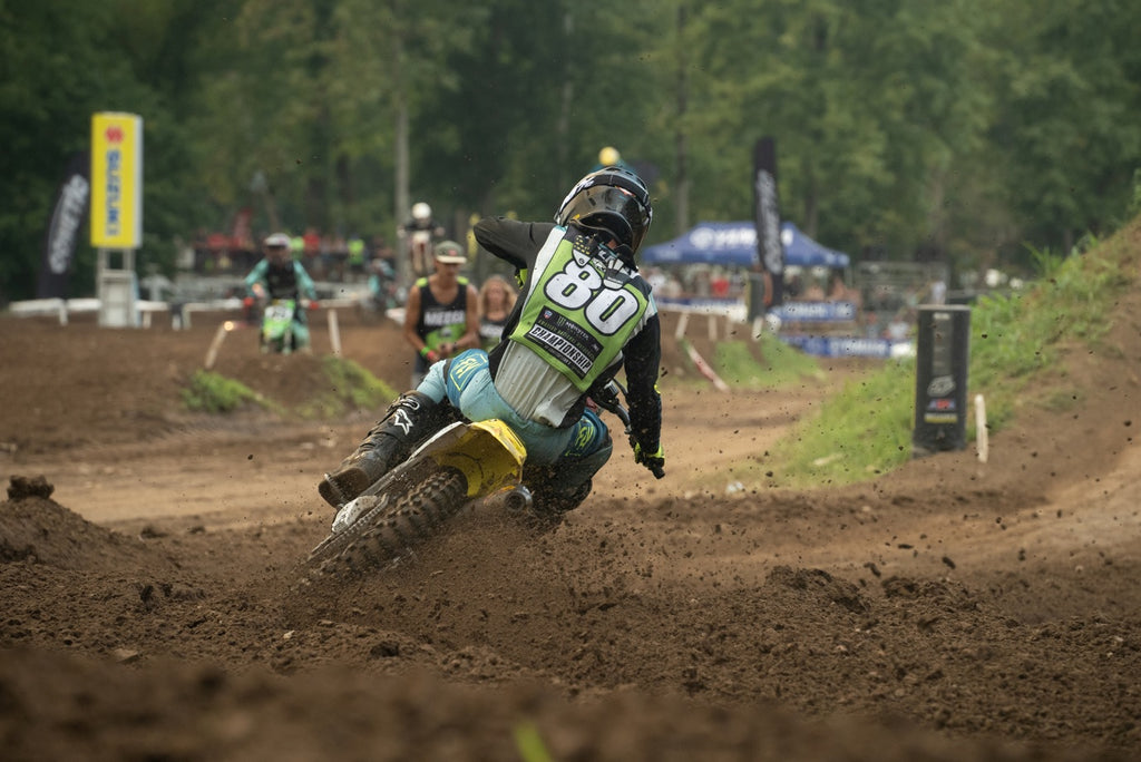 EVS Sports athlete Preston Kilroy competing at the 2021 Loretta Lynn's Amateur National Motocross Championships