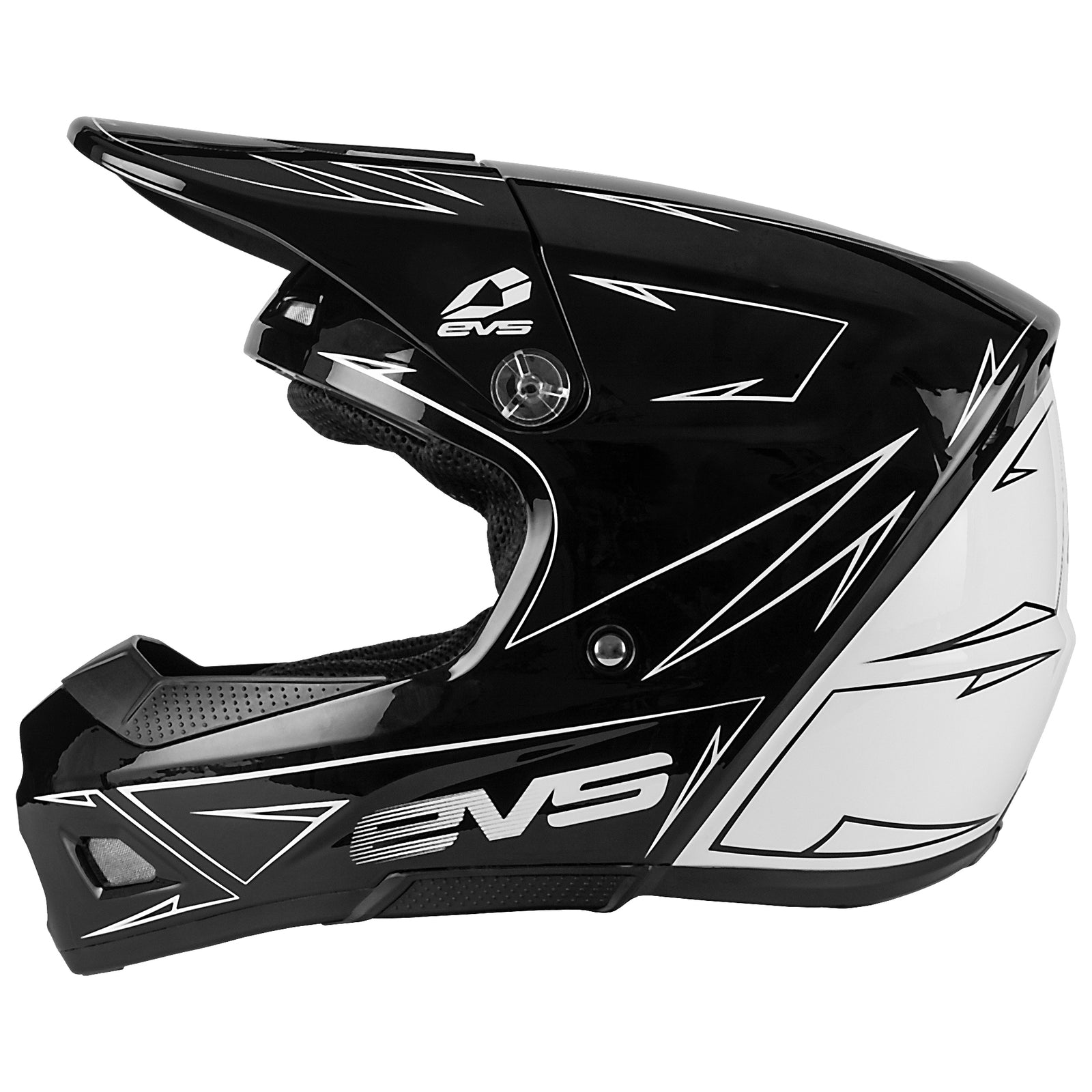 EVS T3 Works Youth MX Offroad Helmet Pink/White/Black MD 