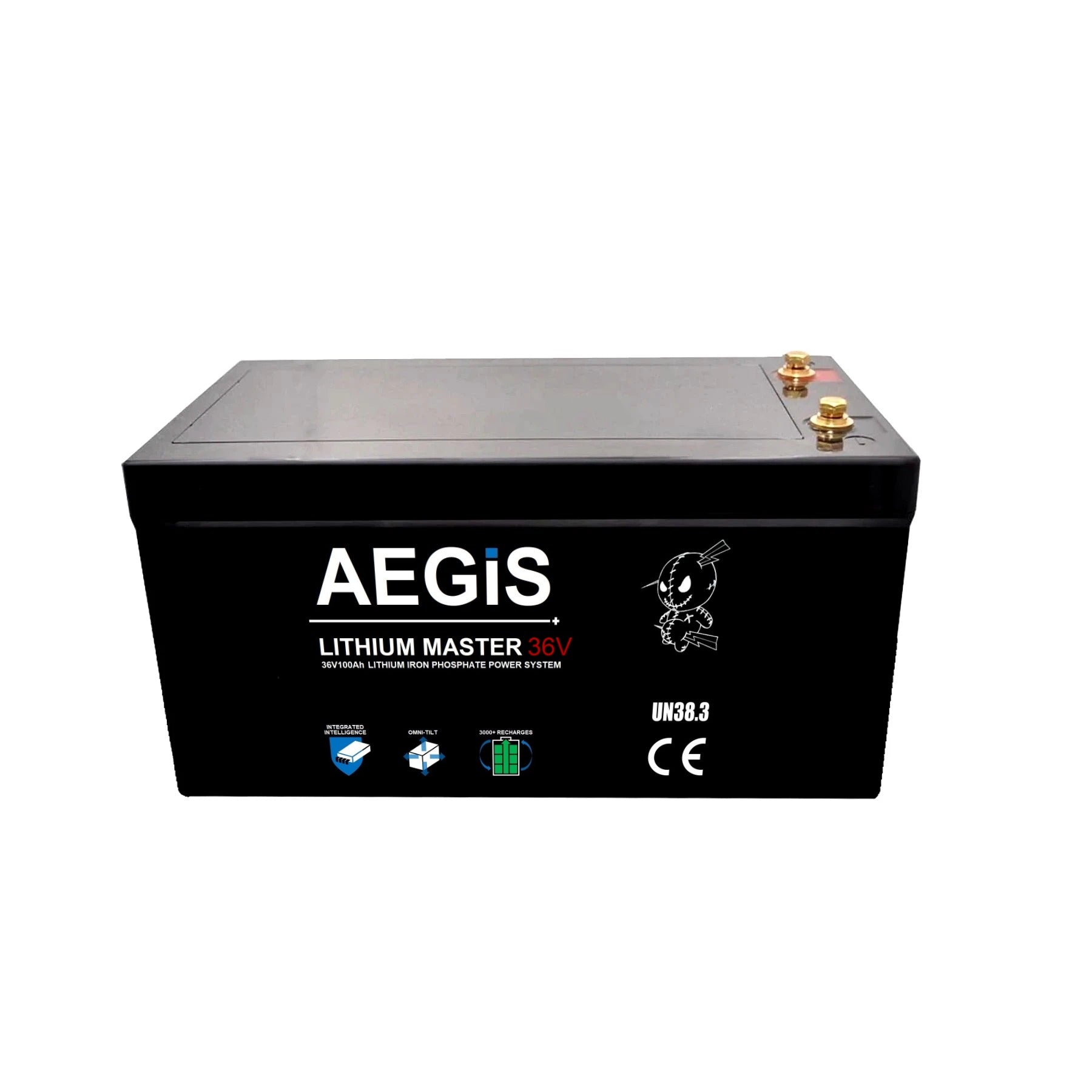 roestvrij wol Vijfde 36V 100Ah LiFePO4 Lithium Iron Phosphate Deep Cycle Battery | Aegis Battery