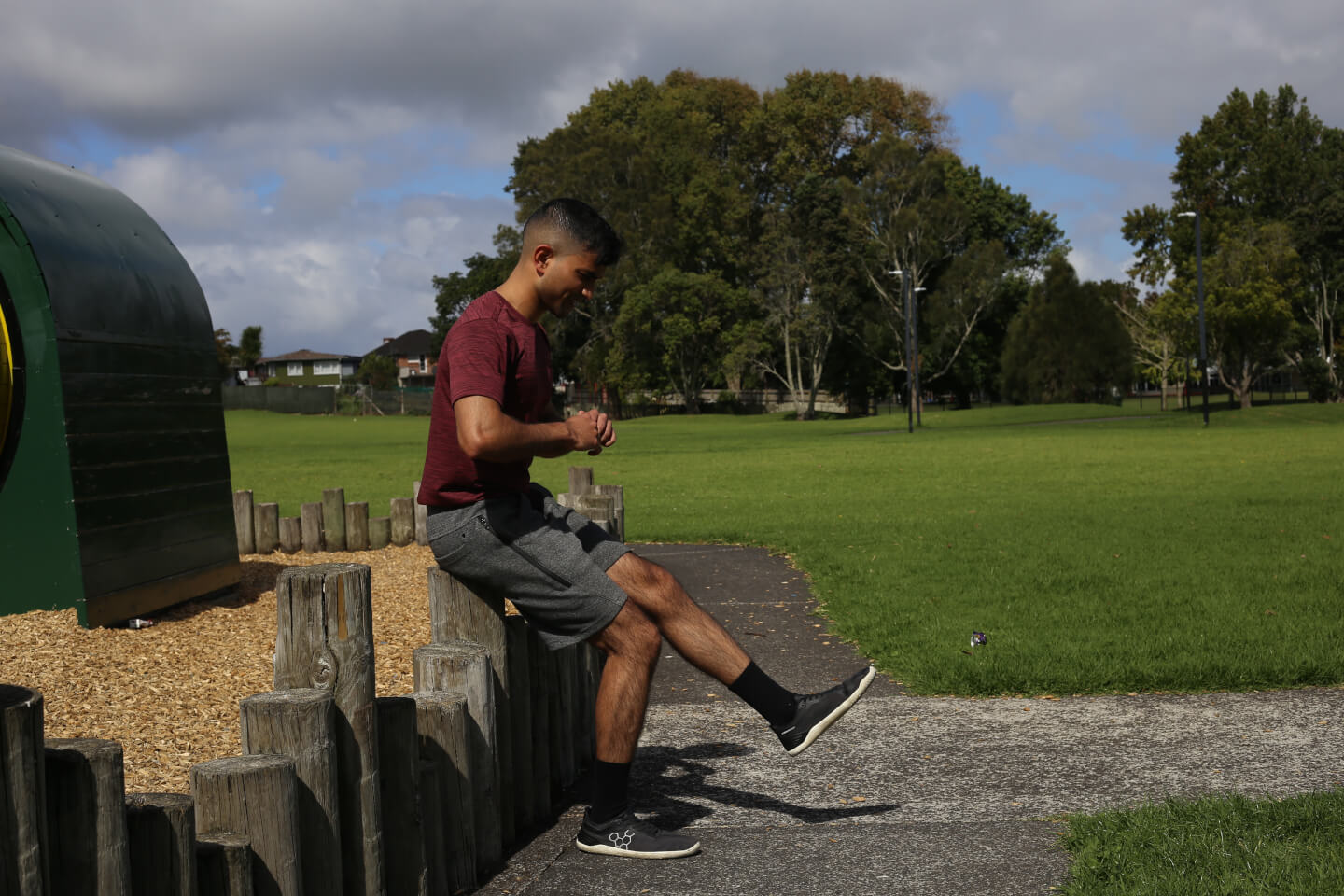 Lifestyle PT showing how to work towards a one leg squats