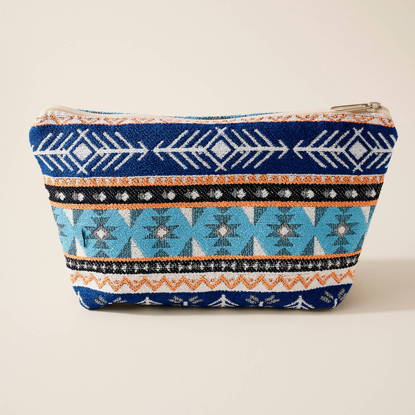 Aztec Print Pouch/Cosmetic Bag