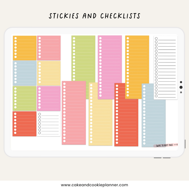 VERTICAL Planner Stickers Mini Kit - Peanut Butter and Jelly