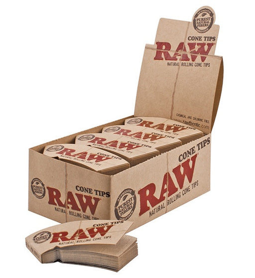  Raw Wide Pre-Rolled Tips - 20 Pack Box (21 Tips Per Pack) Total  420 tips - Quicker and Efficient Rolling : Health & Household