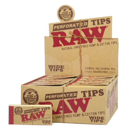 Raw Pre-Rolled Rolling Tips • 200 Per Bag