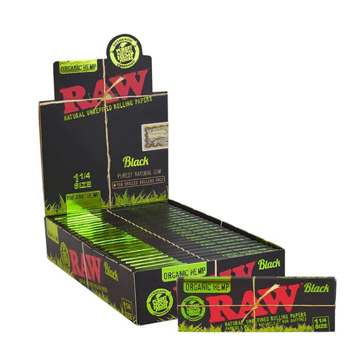 Papel de fumar ecológico RAW Black 1/4 y King Size L