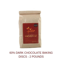 60% Dark Chocolate Baking Discs - 2 Pounds