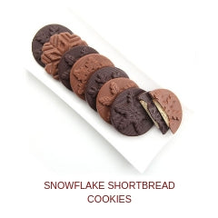 Snowflake Shortbread Cookies