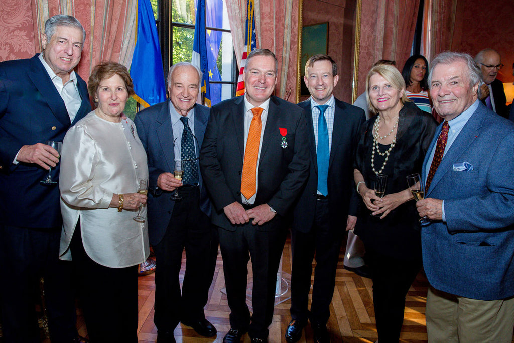 Jacques Torres surrounded by friends