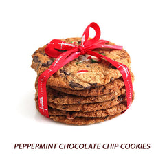 Peppermint Chocolate Chip Cookies