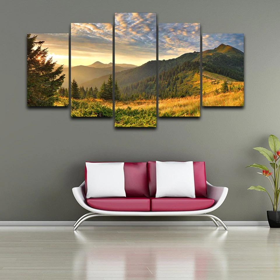 Hillside View – Wall Ready Canvas