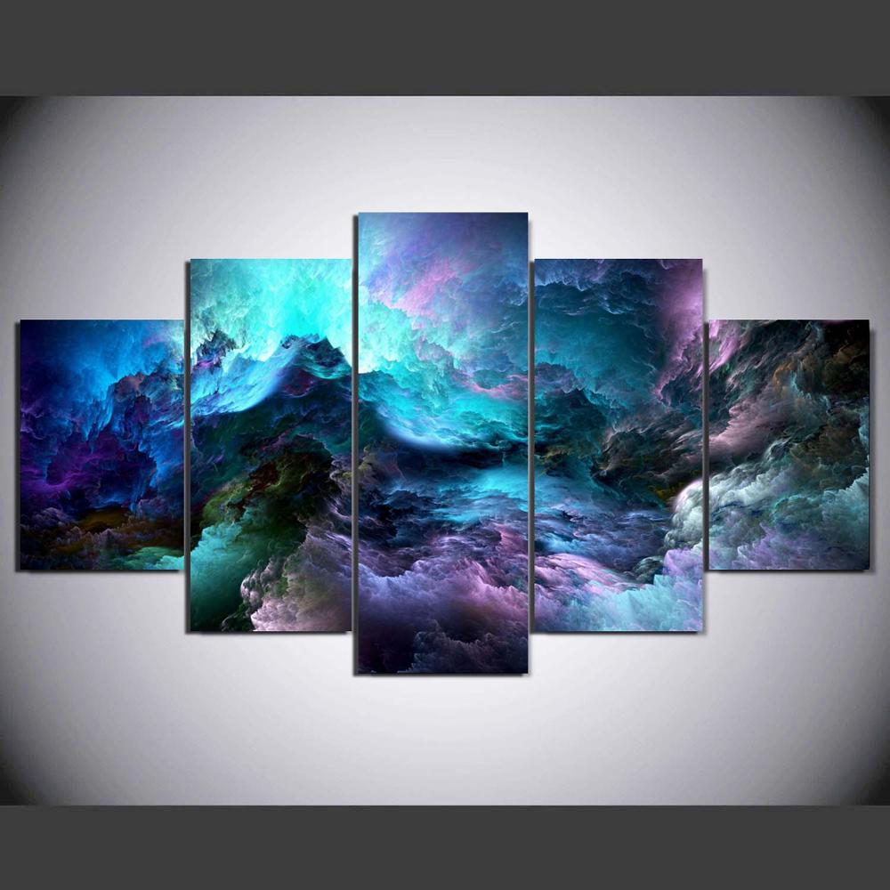 Electric Clouds Wall Ready Canvas