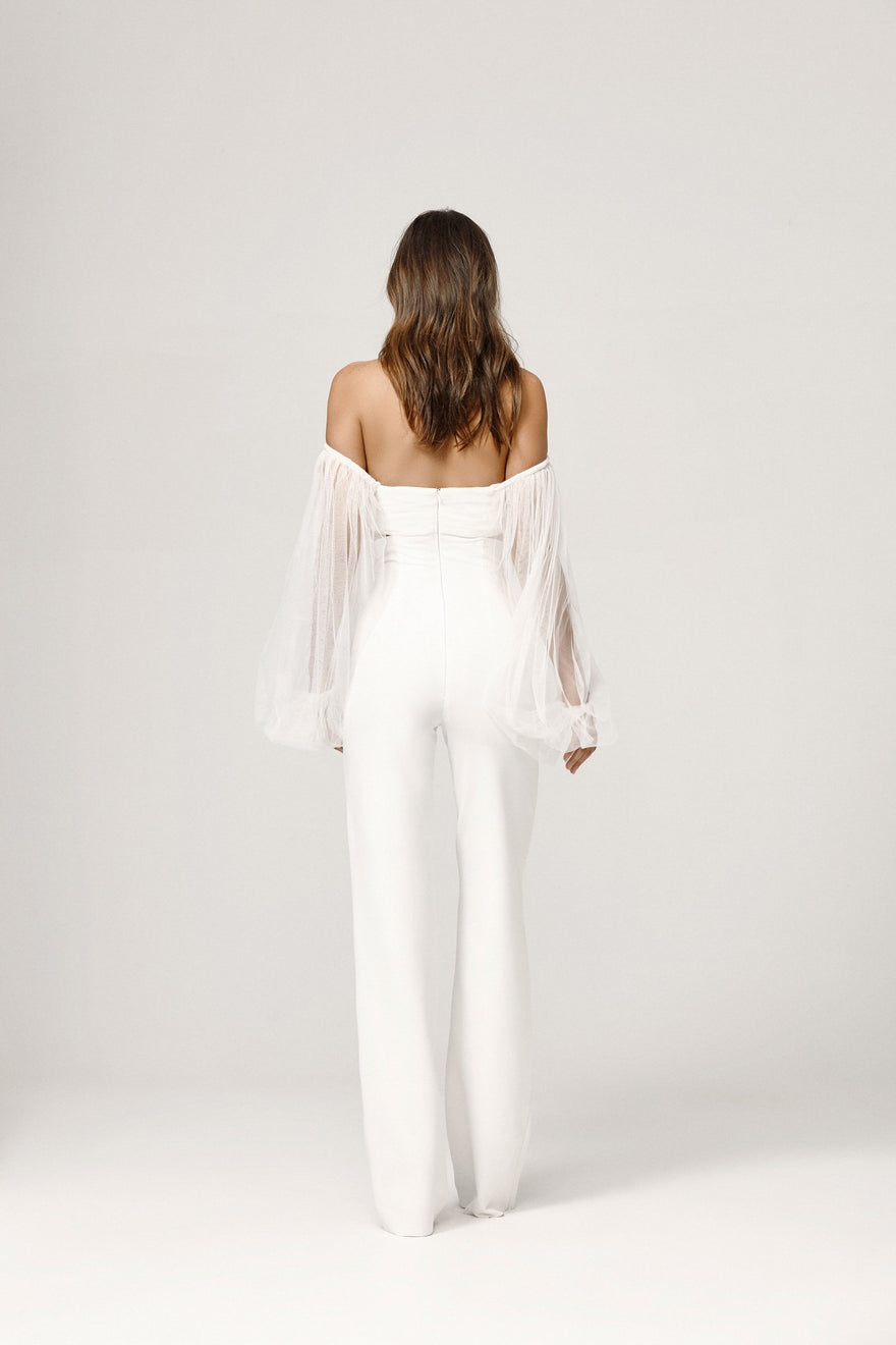 Lexi - Montana Jumpsuit - White | All The Dresses