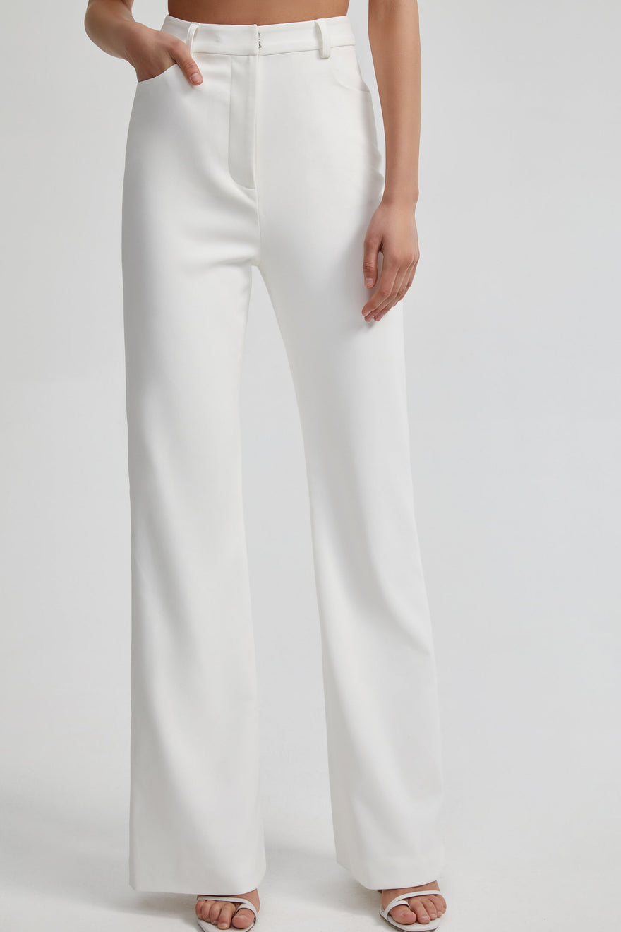 Lexi - Donna Pant - White | All The Dresses