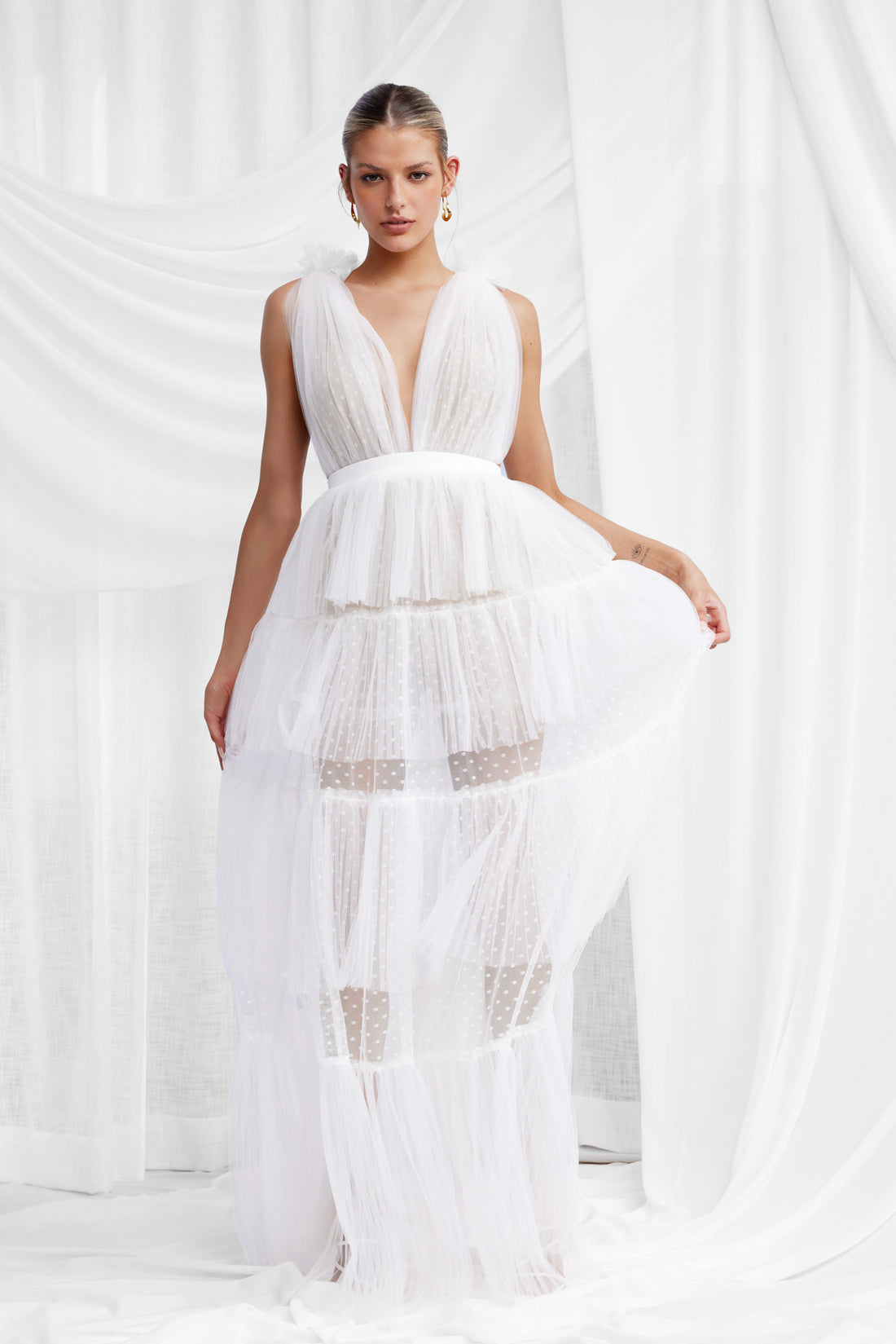 Lexi Zendaya Dress - White#N#– Dress Hire AU
