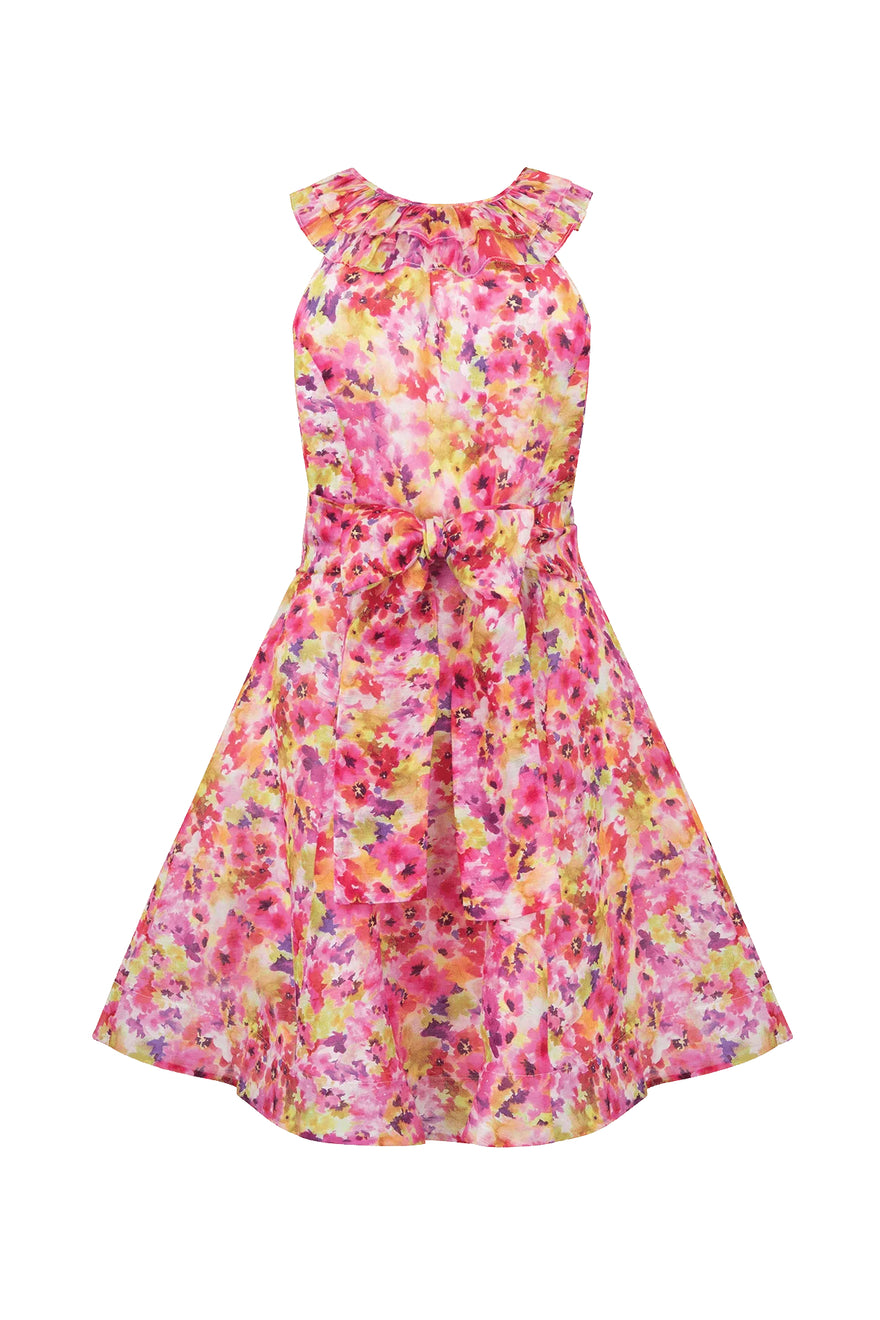 Talulah - Angelita Mini Dress - Pink/Yellow Print | All The Dresses