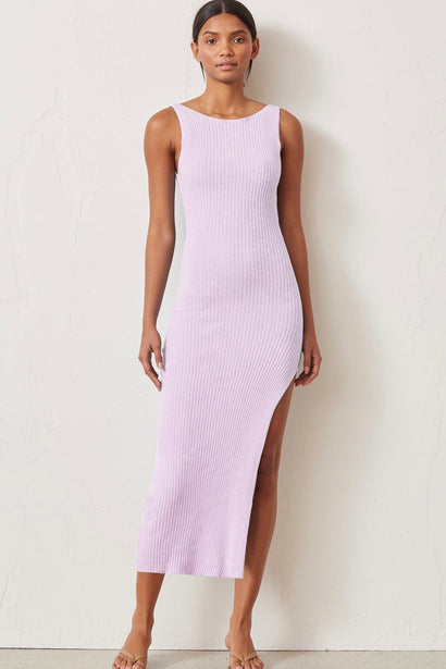 the kat asym midi dress