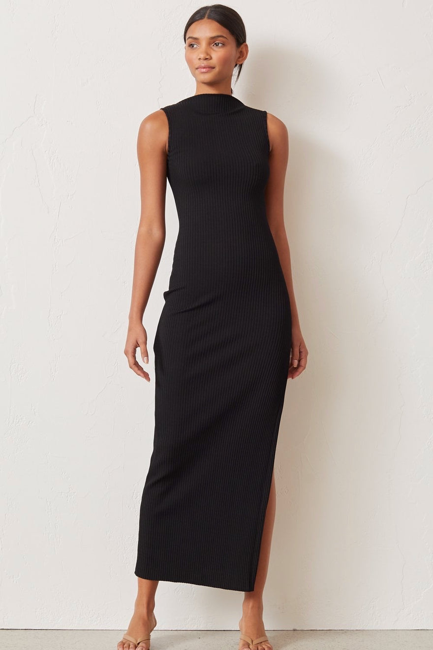 Bec & Bridge - Noir Et Blanc Midi Dress - Black | All The Dresses